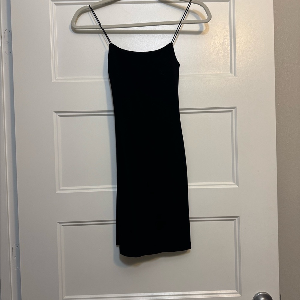 Elegant Black Slip Dress